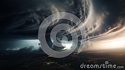 Destructive Forces Unleashed: Swirling Tornadoes And Hurricanes In