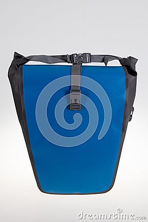 Detachable bag for bike carrier waterproof bicycle side bag luggage Stock Photo