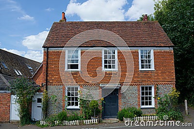 Detached Country Cottage Editorial Stock Photo