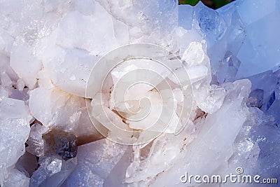 Detail beautiful crystal. Abstract crystalline background. magical cristal. Stock Photo