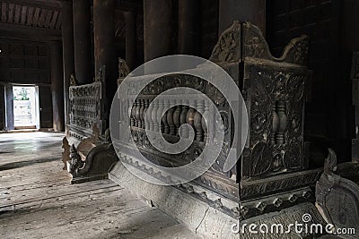 Ancient monastery of Bagaya, Myanmar Stock Photo