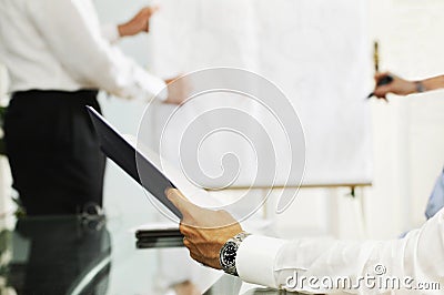 Detail of business people Stock Photo