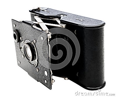 Detail of a camera Stock Photo