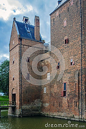 Detail of a castle. Stock Photo