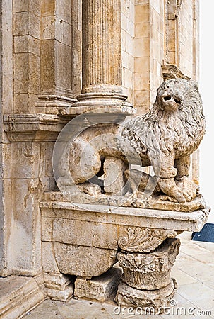 Detail Cathedral of Acquaviva, Stock Photo