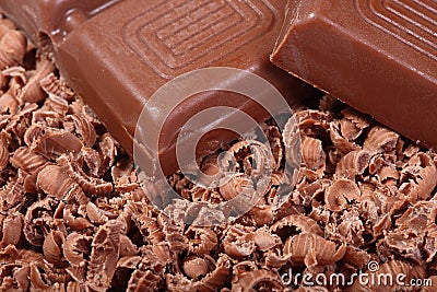 Detail chocolate Stock Photo