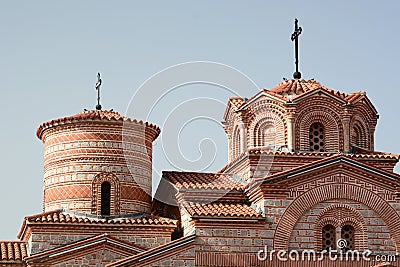 Detail of the Church of Saints Clement and Panteleimon. Ohrid. North Macedonia Stock Photo