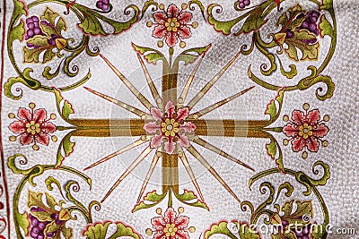 Detail of church vestment Stock Photo