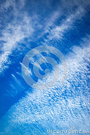 Detail clouds in the blue sky Stock Photo