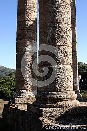 Detail, columns Stock Photo