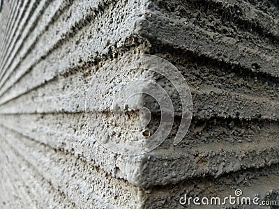 Detail corner of building wall Stock Photo
