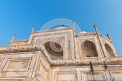 Detail decorative at Taj Maha Stock Photo