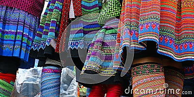 Detail dress ethnic Stock Photo