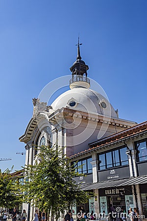 Lisbon Dome of the Ribeira Market Editorial Stock Photo