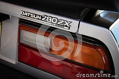 exclusive classic Japanese sports car, Datsun 280 ZX R Editorial Stock Photo