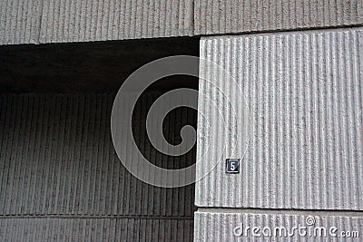 Detail of the facade of the Polish House in Suceava Romania Editorial Stock Photo