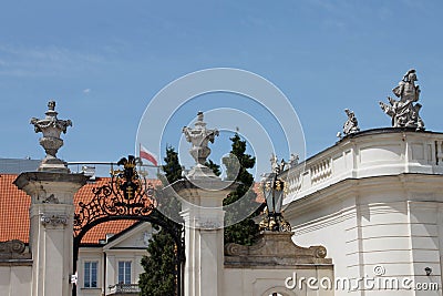 Presidental Palace Warsaw Poland Editorial Stock Photo