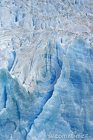 detail glacier, Los Glacieres, National park, Argentina Stock Photo