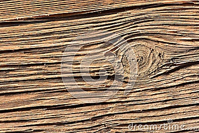 Detail of the grain of an old wooden boardd Stock Photo