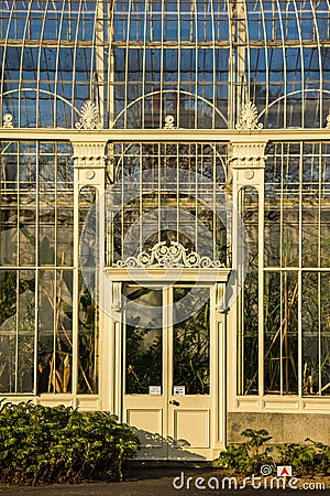 Greenhouse. National Botanic Gardens. Dublin. Ireland Editorial Stock Photo