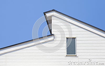 Detail of house exterior Stock Photo