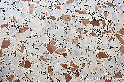 Detail of house tile made of granite stone Stock Photo