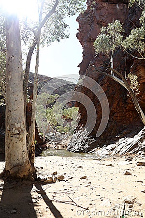 Detail image of Serpentine Gorge Stock Photo