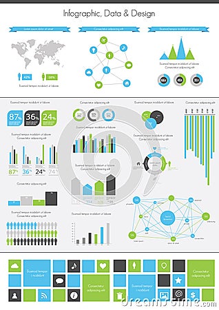 Detail infographic illustration. Vector Illustration