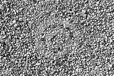 Lots dirty stone ground in black and white photography Stock Photo