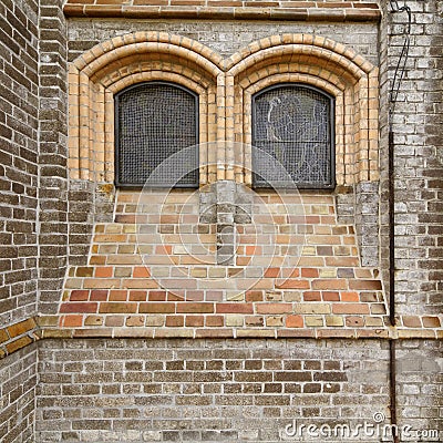Detail of Luther church in Georgsmarienhuette, Germany Stock Photo