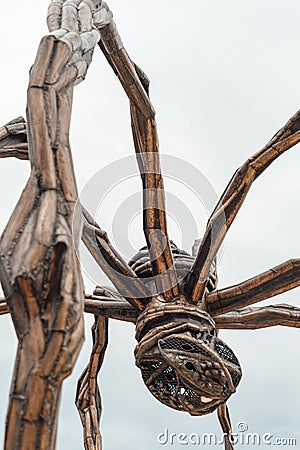 Detail of the Maman Statue by Louise Burgeois Editorial Stock Photo