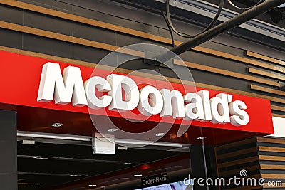 McDonald restaurant Editorial Stock Photo