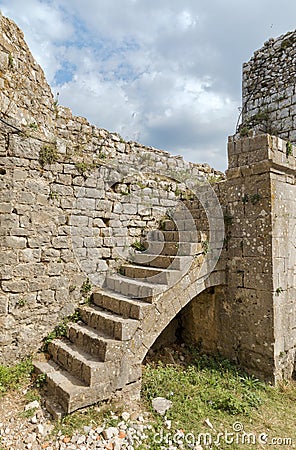 Rosafa Fortress Detail in Skadar, Albania Stock Photo