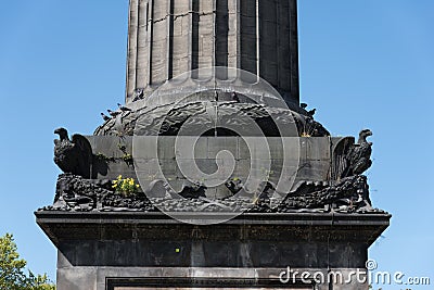 Detail of the Melville Monument Stock Photo