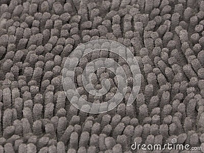 Gray Microfiber Memory Foam Material Up Close Stock Photo