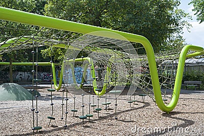 Detail of a modern playground. Stock Photo