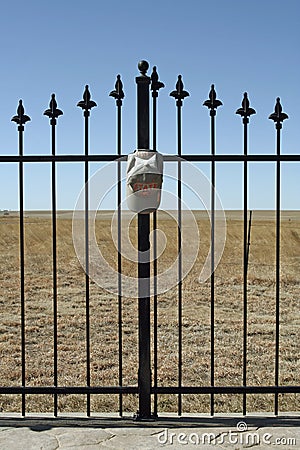 Detail from the Oklahoma State University Memorial Stock Photo