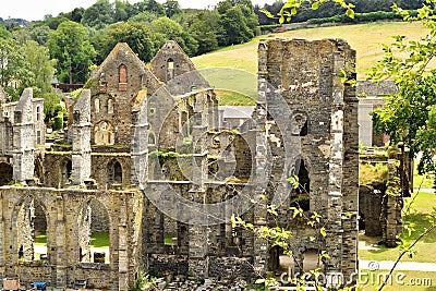 Abbaye de Villers Ruins Stock Photo