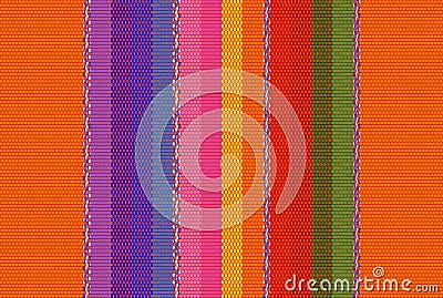 Mexican rug pattern. serape stripes vector Vector Illustration