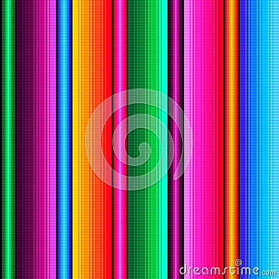 Mexican rug pattern. serape stripes vector Vector Illustration