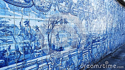 Detail of some azulejos Stock Photo