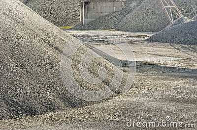 Gravel Quarry Stock Photo