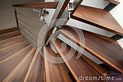 Detail of staircase Stock Photo