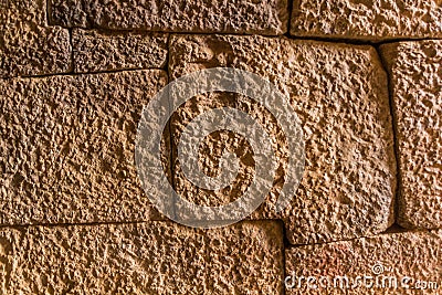 Detail of stones of Kings Kaleb and Gebre Meskel tombs in Axum, Ethiop Stock Photo