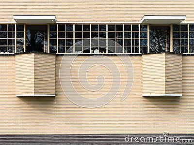 Detail Town Hall Hilversum, Holland Stock Photo