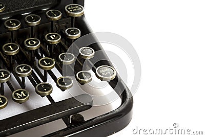 Detail type-writer Stock Photo