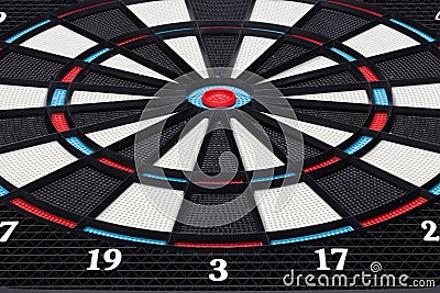 Detail typical dartboard Stock Photo