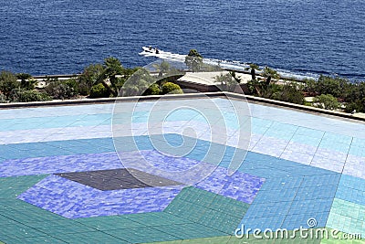 Victor Vasarely in Monaco, contemporary art Stock Photo