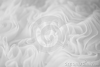 Detail of a wedding dress Stock Photo