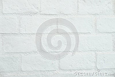 Detail of a white brick wall background Stock Photo